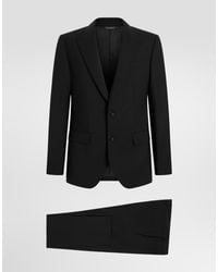 Dolce & Gabbana - Single-Breasted Martini Light Wool Gabardine Suit - Lyst