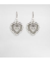 Dolce & Gabbana - Devotion Earrings 18-Carat And Diamonds - Lyst