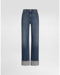 Dolce & Gabbana - 5-Pocket Denim Trousers - Lyst