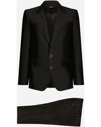 Dolce & Gabbana - Einreihiger Anzug Sicilia Aus Shantung-Seide - Lyst