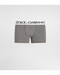 Dolce & Gabbana - Two-Way Stretch Cotton Boxers - Lyst
