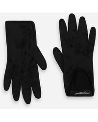 Dolce & Gabbana - Short Silk Satin Gloves - Lyst