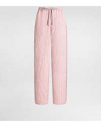 Dolce & Gabbana - Crinkled Striped Fabric Vanity Trousers - Lyst