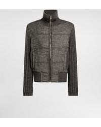 Dolce & Gabbana - Knitted Houndstooth Jacket - Lyst