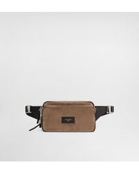 Dolce & Gabbana - Leather And Split Calfskin Belt Bag - Lyst