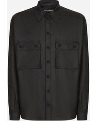 Dolce & Gabbana - Oversize-Hemd Aus Flanell - Lyst