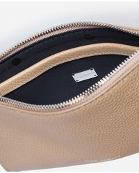 Dolce & Gabbana Edge Fanny Pack In Mini Dollar Calfskin - Natural