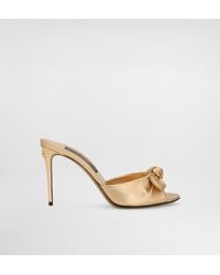 Dolce & Gabbana - Sandalette Aus Mordoré-Nappaleder - Lyst