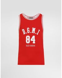 Dolce & Gabbana - Tanktop Mit Patch - Lyst