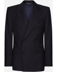 Dolce & Gabbana - ダブルブレストブレザー シチリアフィット ウール - Lyst