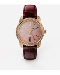 Dolce & Gabbana - Dg7 Gattopardo Rose Watch With Mother Of Pearl - Lyst