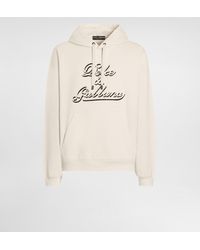 Dolce & Gabbana - Jersey Hoodie With Embroidery - Lyst
