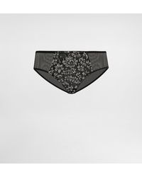 Dolce & Gabbana - Tulle And Lace Briefs - Lyst