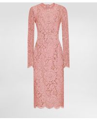 Dolce & Gabbana - Calf-Length Sheath Dress - Lyst