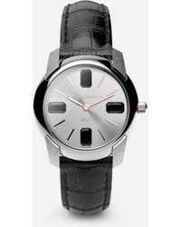 Dolce & Gabbana - Watch With Alligator Strap - Lyst