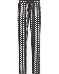 Dolce & Gabbana - Pantalon de pyjama en soie imprimée - Lyst