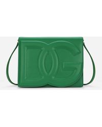 Dolce & Gabbana - Umhängetasche Dg-Logo Aus Kalbsleder - Lyst