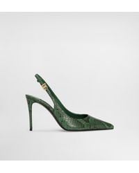 Dolce & Gabbana - Slingbacks En Python - Lyst