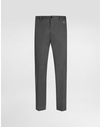 Dolce & Gabbana - テーラード コットン パンツ - Lyst