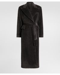 Dolce & Gabbana - Double-Breasted Alpaca Coat - Lyst