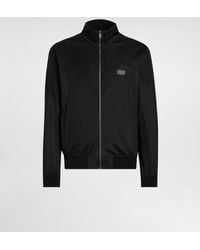 Dolce & Gabbana - ジップアップジャケット テクニカルジャージー ロゴプレート - Lyst