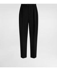 Dolce & Gabbana - Wool Gabardine Trousers - Lyst