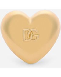 Dolce & Gabbana - エンボスDgロゴ&ハート リング - Lyst