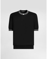 Dolce & Gabbana - Silk Pullover - Lyst