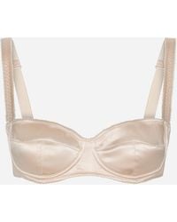 Dolce & Gabbana - Leopard-Print Padded Triangle Bikini Top - Lyst