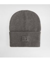 Dolce & Gabbana - Knitted Wool Hat - Lyst