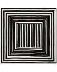 Dolce & Gabbana - Silk Twill Scarf With Striped (90X90) - Lyst
