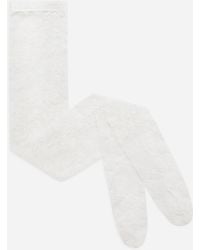 Dolce & Gabbana - Collant Pizzo Chanti - Lyst