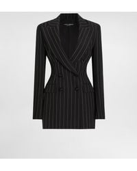 Dolce & Gabbana - Wool Pinstripe Blazer - Lyst