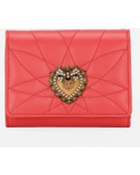 Dolce & Gabbana - Devotion French Flap Wallet - Lyst