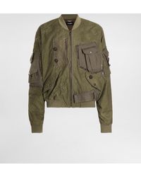 Dolce & Gabbana - Oversized Padded Bomber Jacket - Lyst