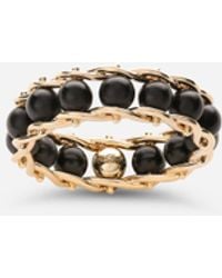 Dolce & Gabbana - Sicily Ring 18-Carat And Jade - Lyst