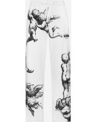 Dolce & Gabbana - Cotton Jogging Pants With Angel Print - Lyst