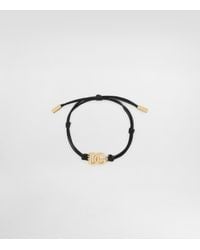 Dolce & Gabbana - Cord Bracelet With Dg Logo - Lyst