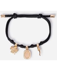 Dolce & Gabbana - Sicily Fabric Bracelet With Pendant - Lyst