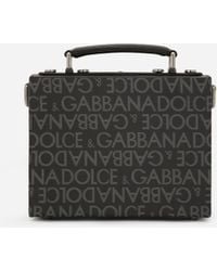 Dolce & Gabbana - Coated Jacquard Box Bag - Lyst