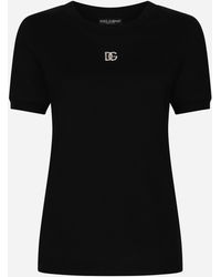 Dolce & Gabbana - ビジュートリム Tシャツ - Lyst