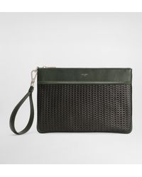 Dolce & Gabbana - Plongé Woven Calfskin Necessaire - Lyst