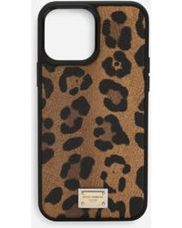 Dolce & Gabbana Cover Iphone 13 pro max in crespo leo - Multicolore
