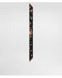 Dolce & Gabbana - Rose Bouquet-Print Silk Twill Bandeau 6X100 - Lyst