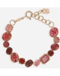 Dolce & Gabbana - Monochrome Bracelet 18 Carat And Tourmalines - Lyst