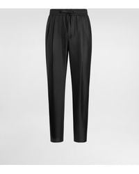 Dolce & Gabbana - Silk Twill Jogging Trousers - Lyst