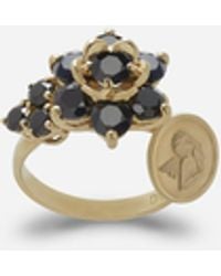 Dolce & Gabbana - Ring With Black Sapphires - Lyst