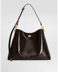 Dolce & Gabbana - Brown Calf Leather Bos Taurus Shoulder Bag - Lyst