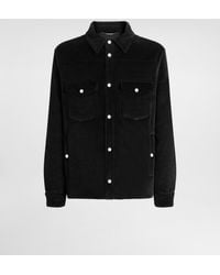 Dolce & Gabbana - Padded And Quilted Velvet Shirt Jacket - Lyst