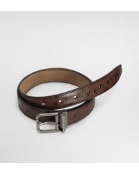 Dolce & Gabbana - Ostrich Leather Belt - Lyst